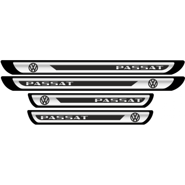 Set Protectie Praguri Sticker Crom Volkswagen Passat V2